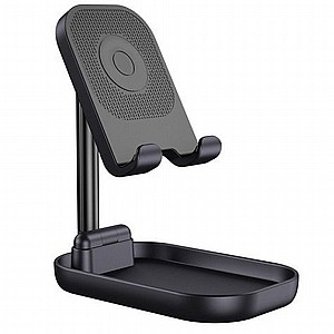 מעמד לשולחן לטלפון סלולרי מדגם Foldable Increase Phone Desk Mount מבית LaTera (מתאים לגודל מסך 4"- 10") מעמד לשולחן לטלפון סלולרי מדגם Foldable Increase Phone Desk Mount מבית LaTera (מתאים לגודל מסך 4"- 10")